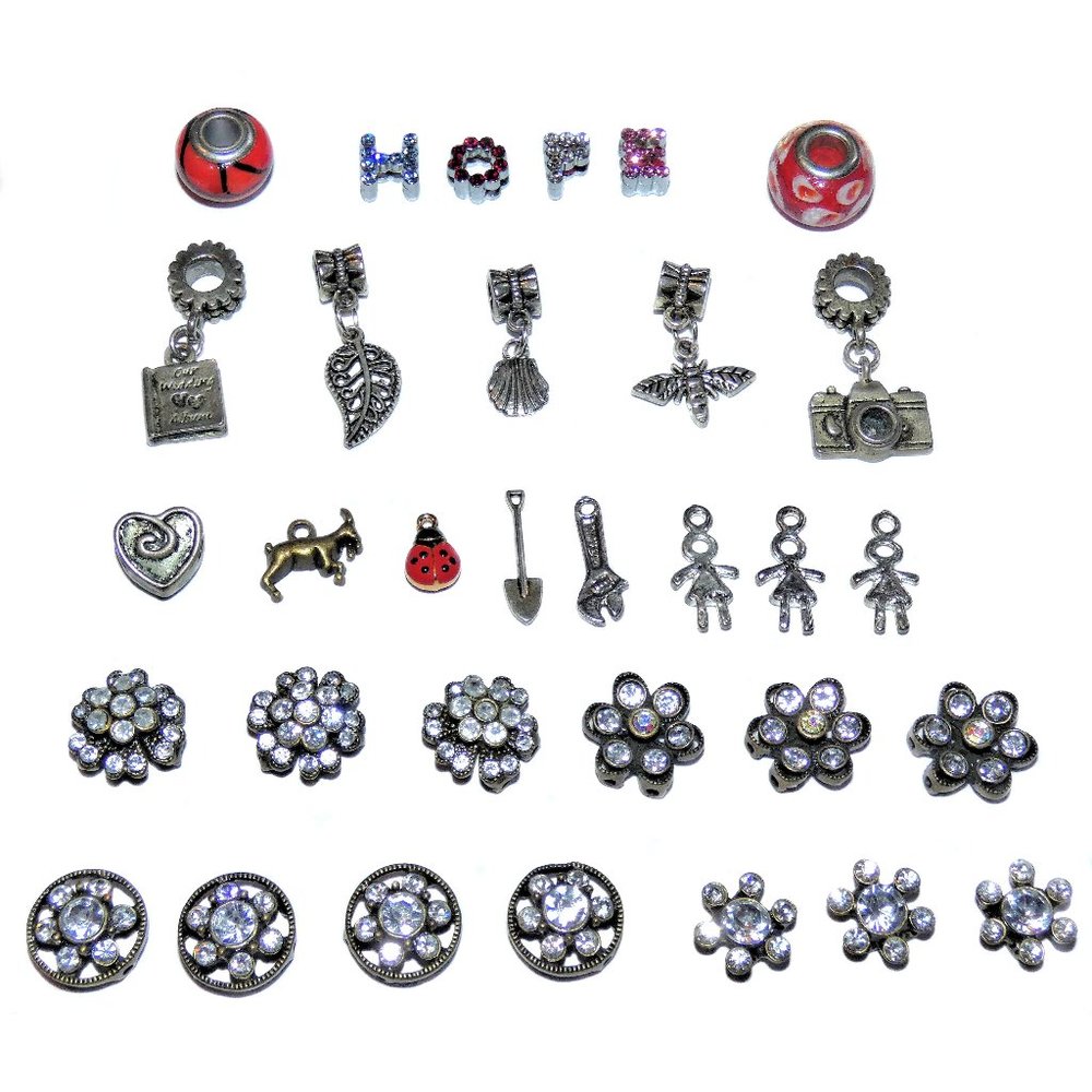 Vintage to Modern Charm Pendant HUGE Lot 30+ - Picture 1 of 3